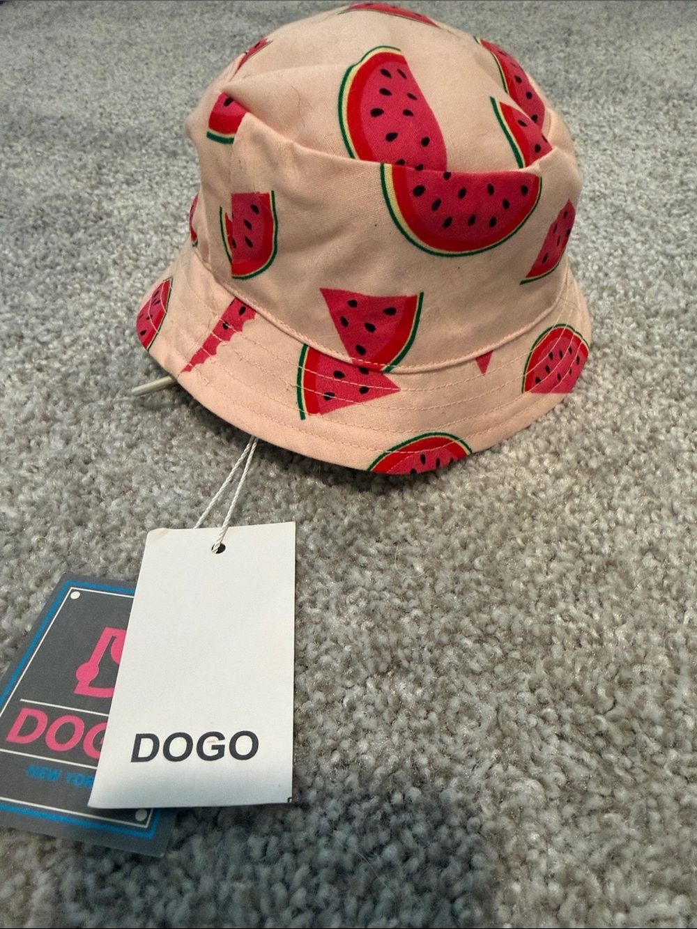 DOGO Pink Watermelon Print Bucket Hat
